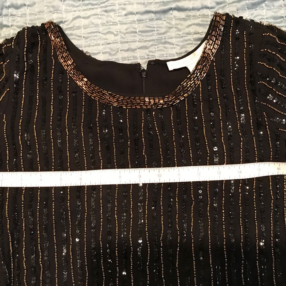 Boston Proper beaded dress, size 4 - Picture 4 of 8